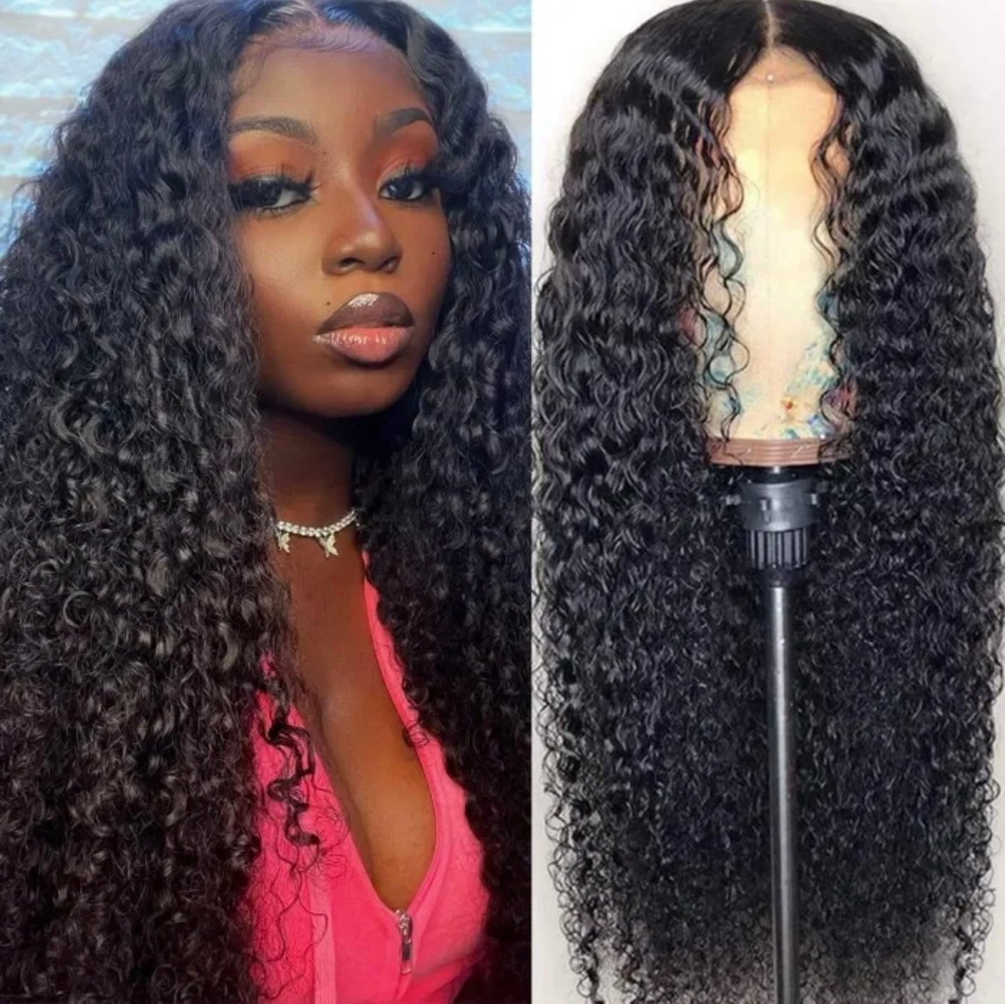 100% authentic human hair wigs (Deepwave)